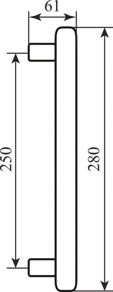 Ручка Colombo Tender MG 16 мат.нік тягн 1 Ручка Colombo Tender MG 16 мат.нік тягн